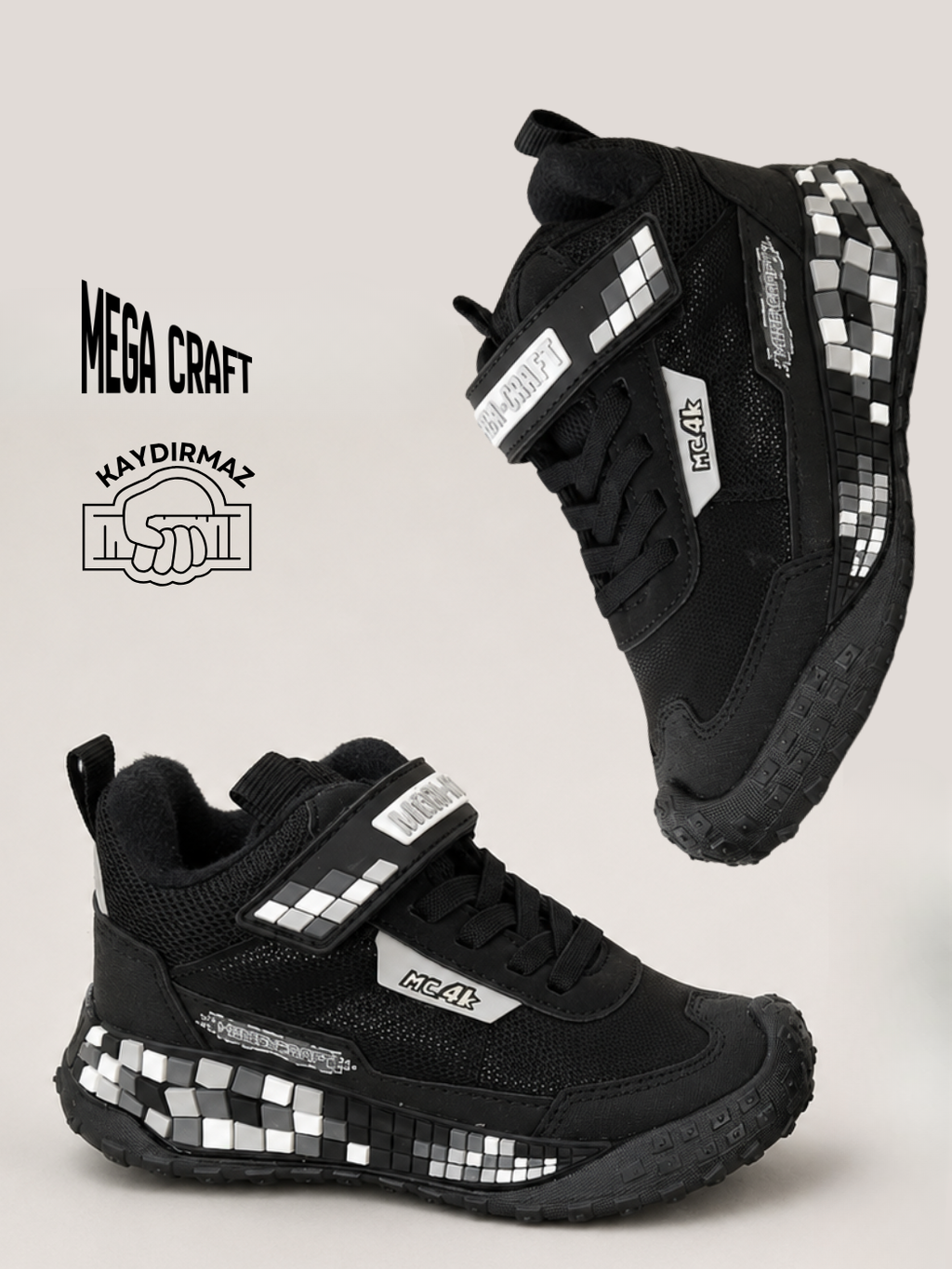 Crafter Siyah Beyaz Erkek Çocuk Ayakkabı