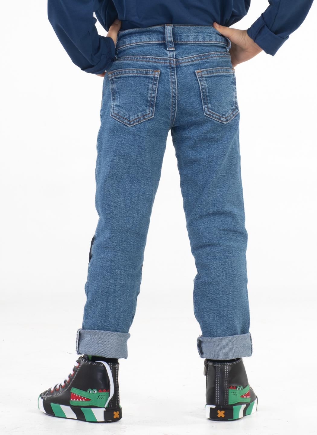 Beast Erkek Çocuk Denim Pantolon - Casabony Kids