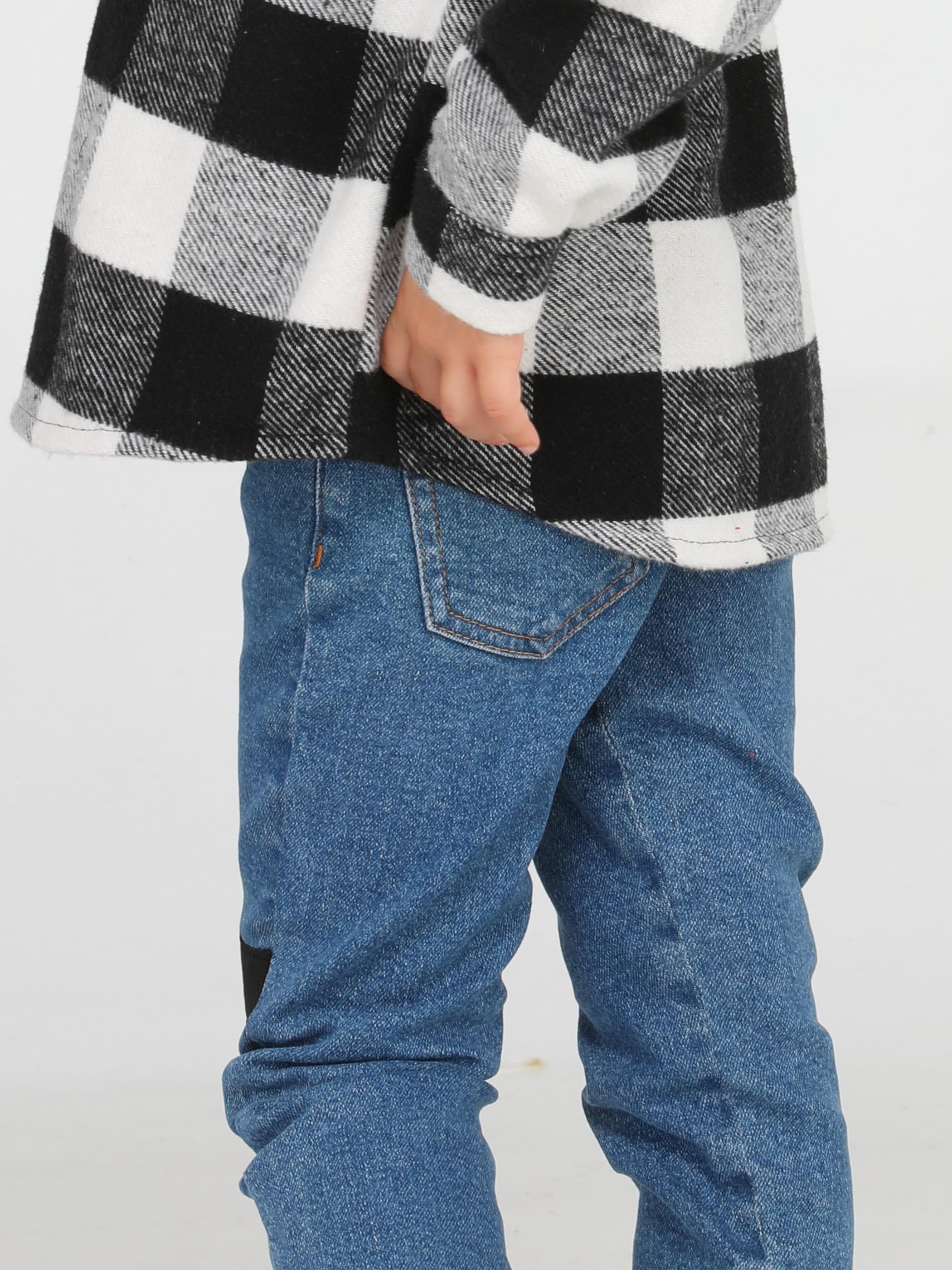 Black Cat Kız Çocuk Denim Pantolon - Casabony Kids