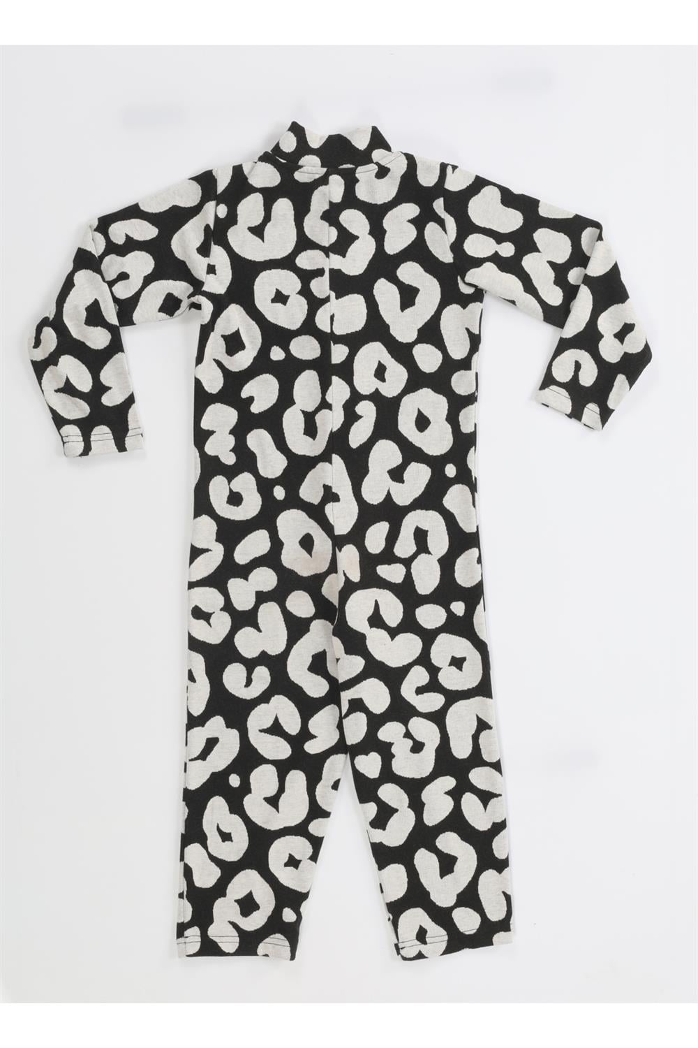 Bony Desenli Kız Çocuk Tulum - Casabony Kids
