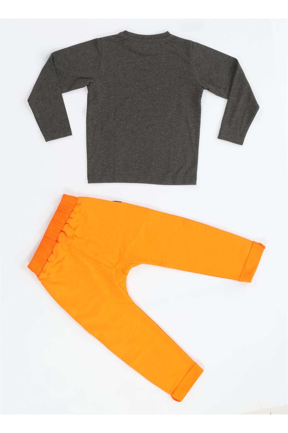 Bulldozer Erkek Çocuk Pantolon + T-shirt Takım - Casabony Kids