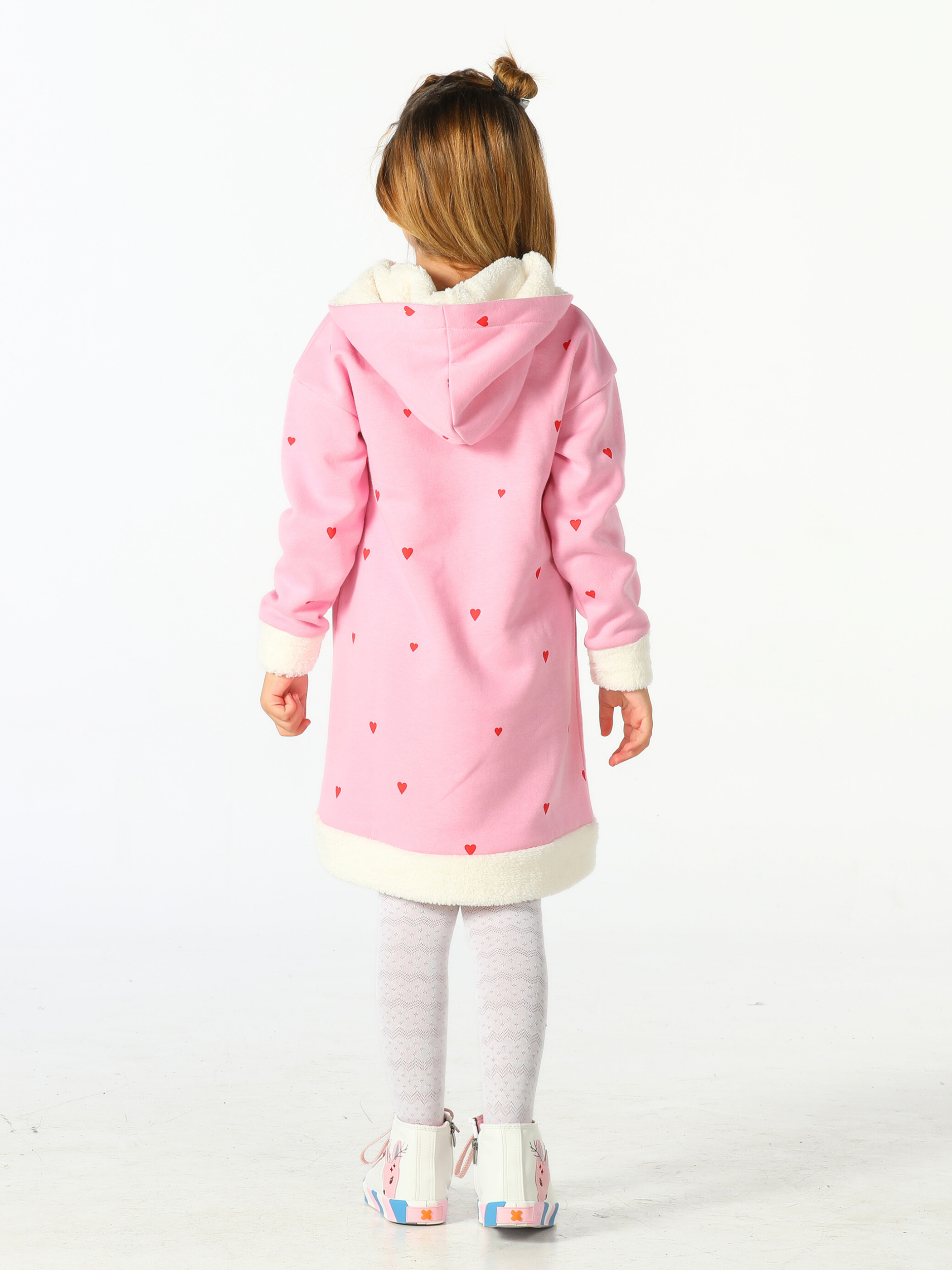 Bunny Pink Yumoş Kız Çocuk Elbise - Casabony Kids