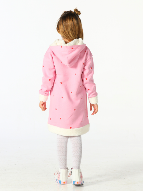 Bunny Pink Yumoş Kız Çocuk Elbise - Casabony Kids
