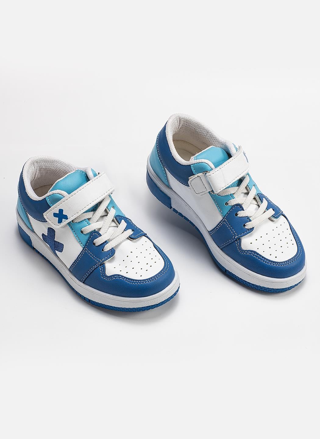 Casa Mavi Beyaz Erkek Çocuk Sneakers - Casabony Kids