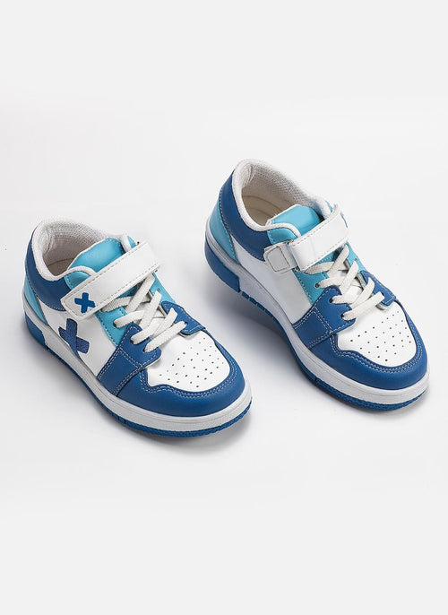 Casa Mavi Beyaz Erkek Çocuk Sneakers - Casabony Kids