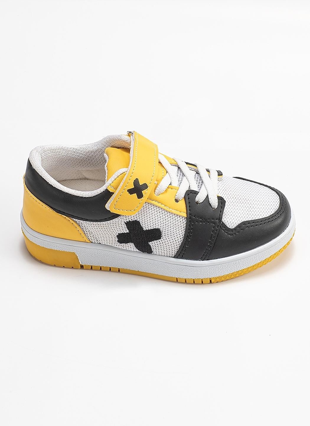 Casa Sarı Siyah Unisex Çocuk Sneakers - Casabony Kids