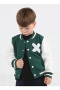Cs Yeşil Unisex Kolej Ceket - Casabony Kids