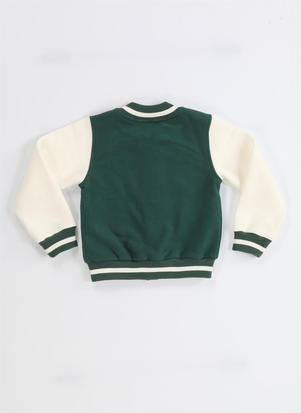 Cs Yeşil Unisex Kolej Ceket - Casabony Kids