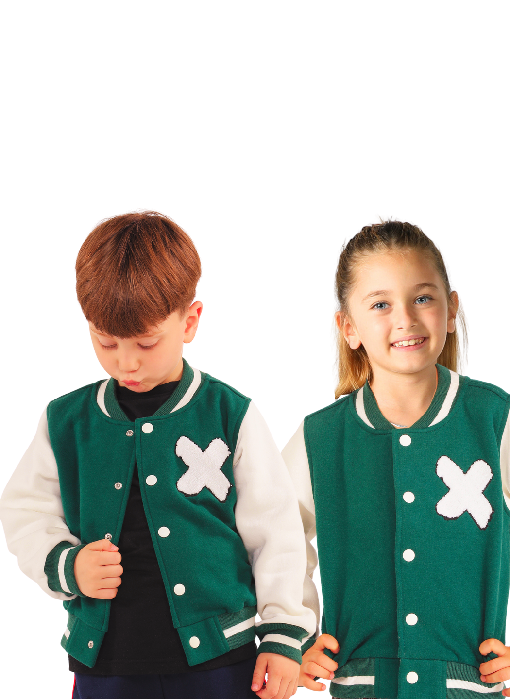Cs Yeşil Unisex Kolej Ceket - Casabony Kids