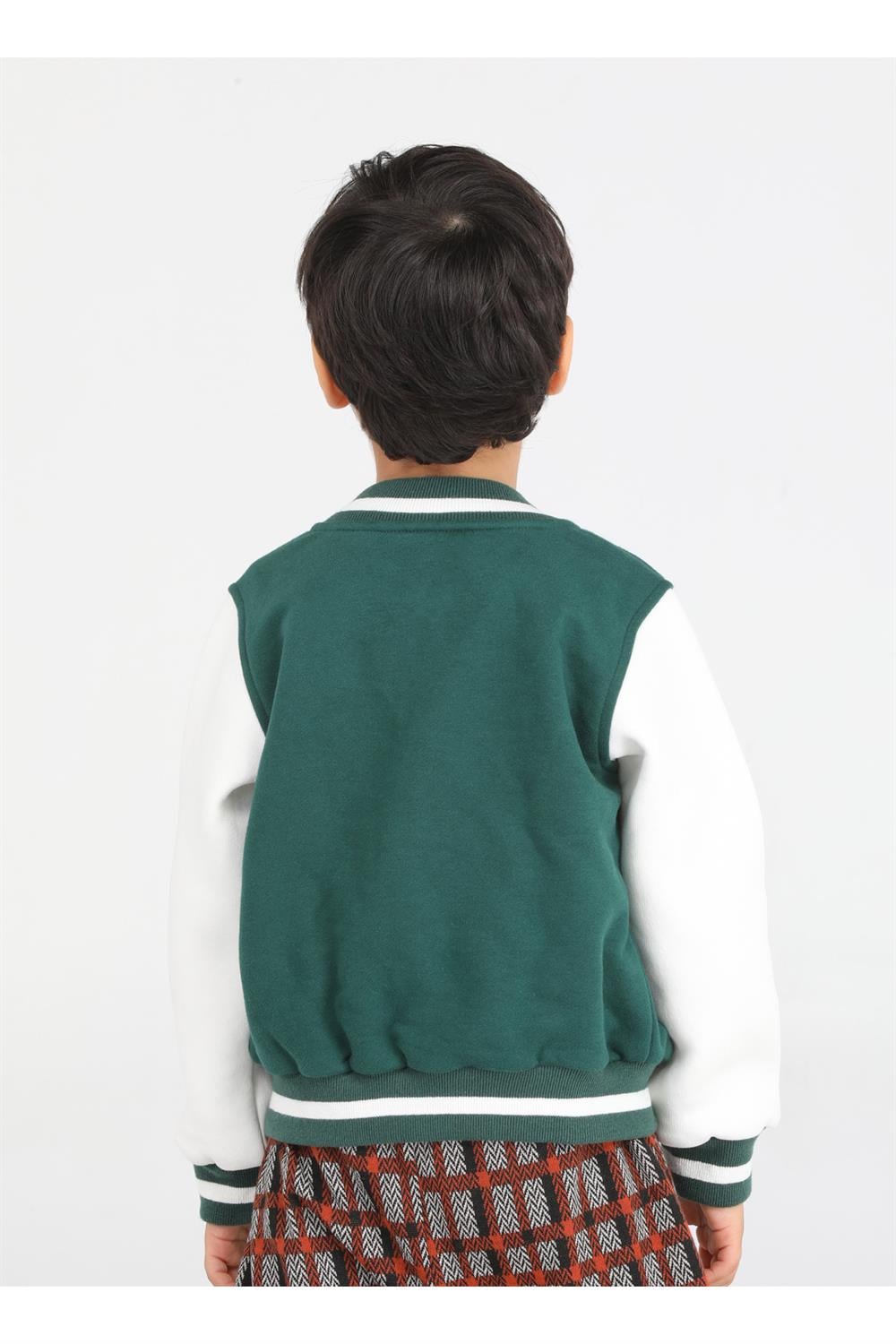 Cs Yeşil Unisex Kolej Ceket - Casabony Kids