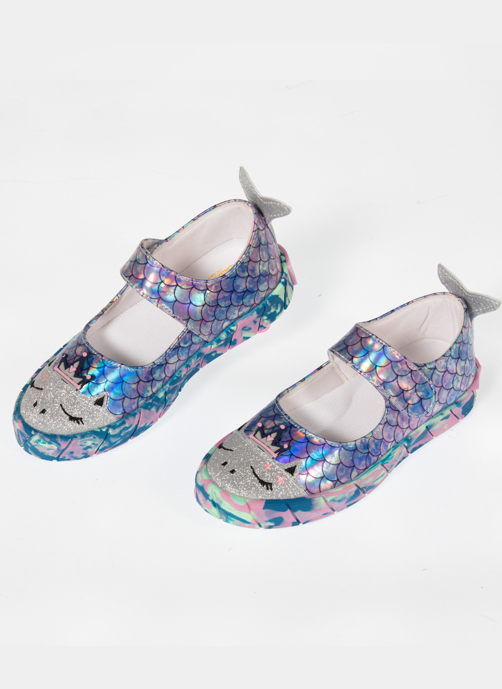 Denizkızı Hologram 3D Kız Çocuk Babet Sneakers - Casabony Kids