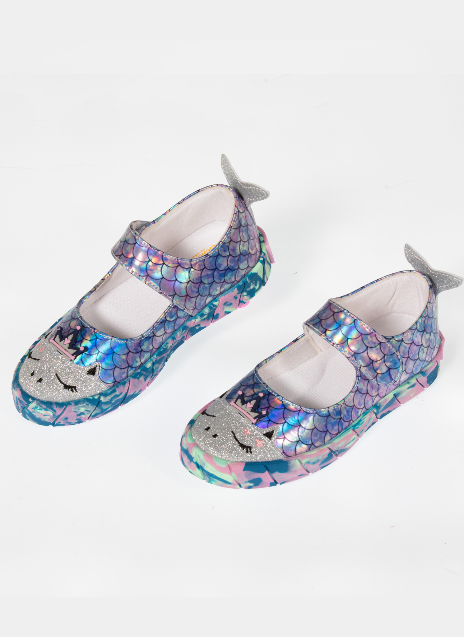 Denizkızı Hologram 3D Kız Çocuk Babet Sneakers - Casabony Kids