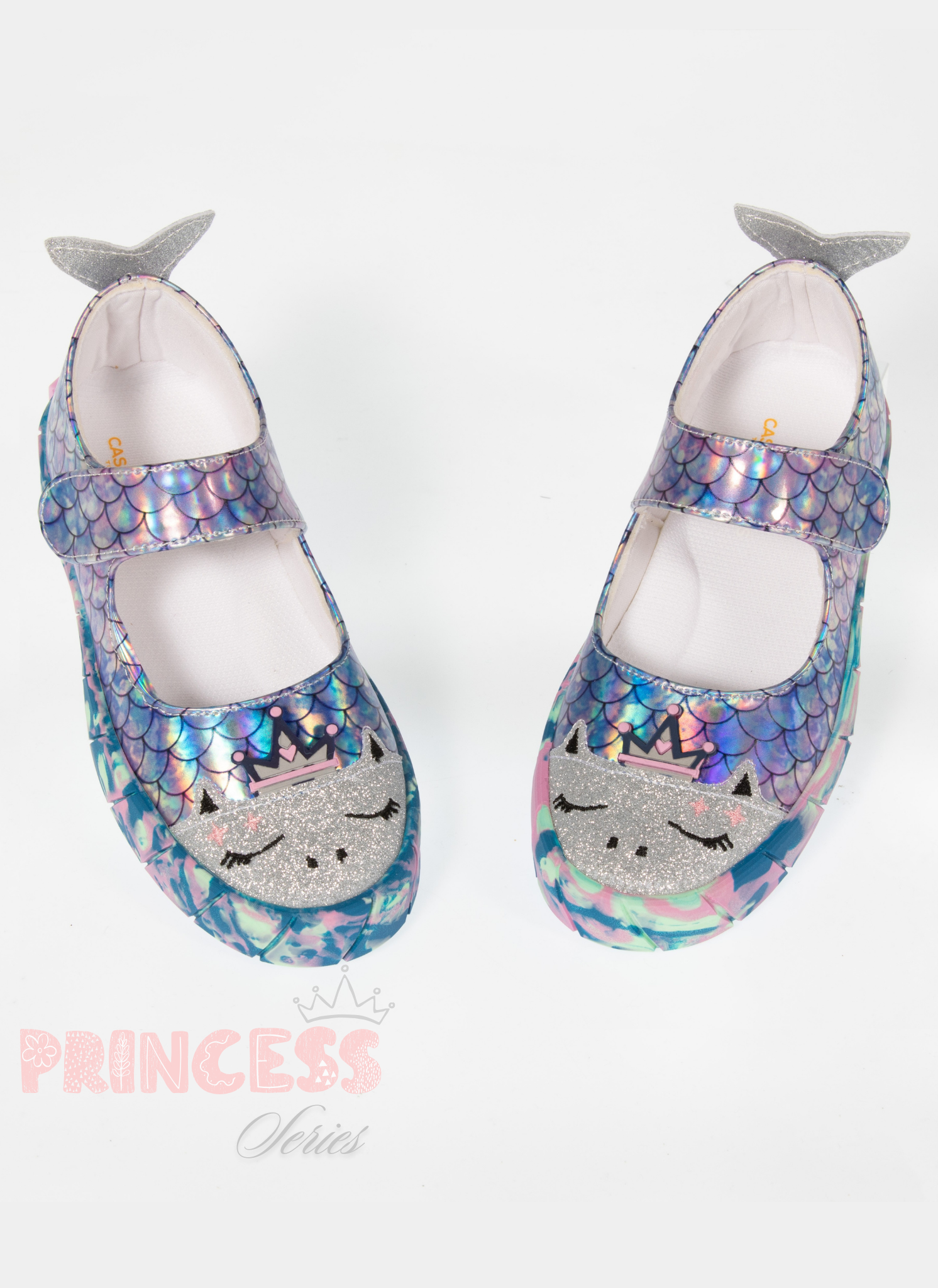 Denizkızı Hologram 3D Kız Çocuk Babet Sneakers - Casabony Kids