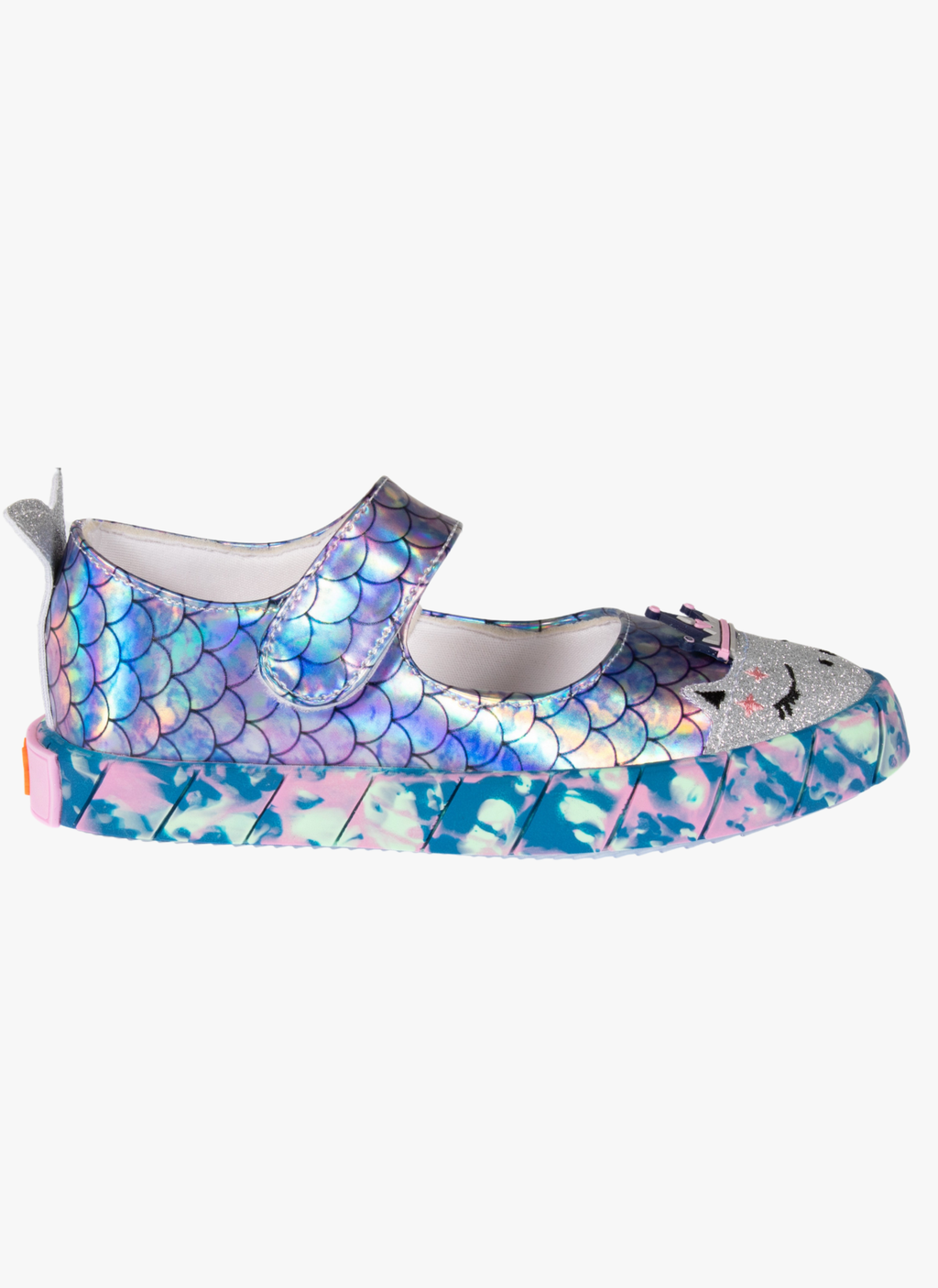 Denizkızı Hologram 3D Kız Çocuk Babet Sneakers - Casabony Kids