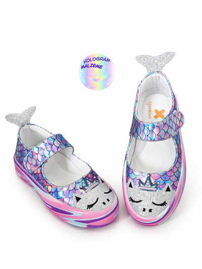 Denizkızı Prenses Kız Çocuk Hologram Babet - Casabony Kids