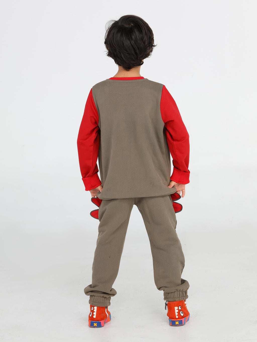 Dino Renkli Erkek Çocuk Eşofman Takım - Casabony Kids