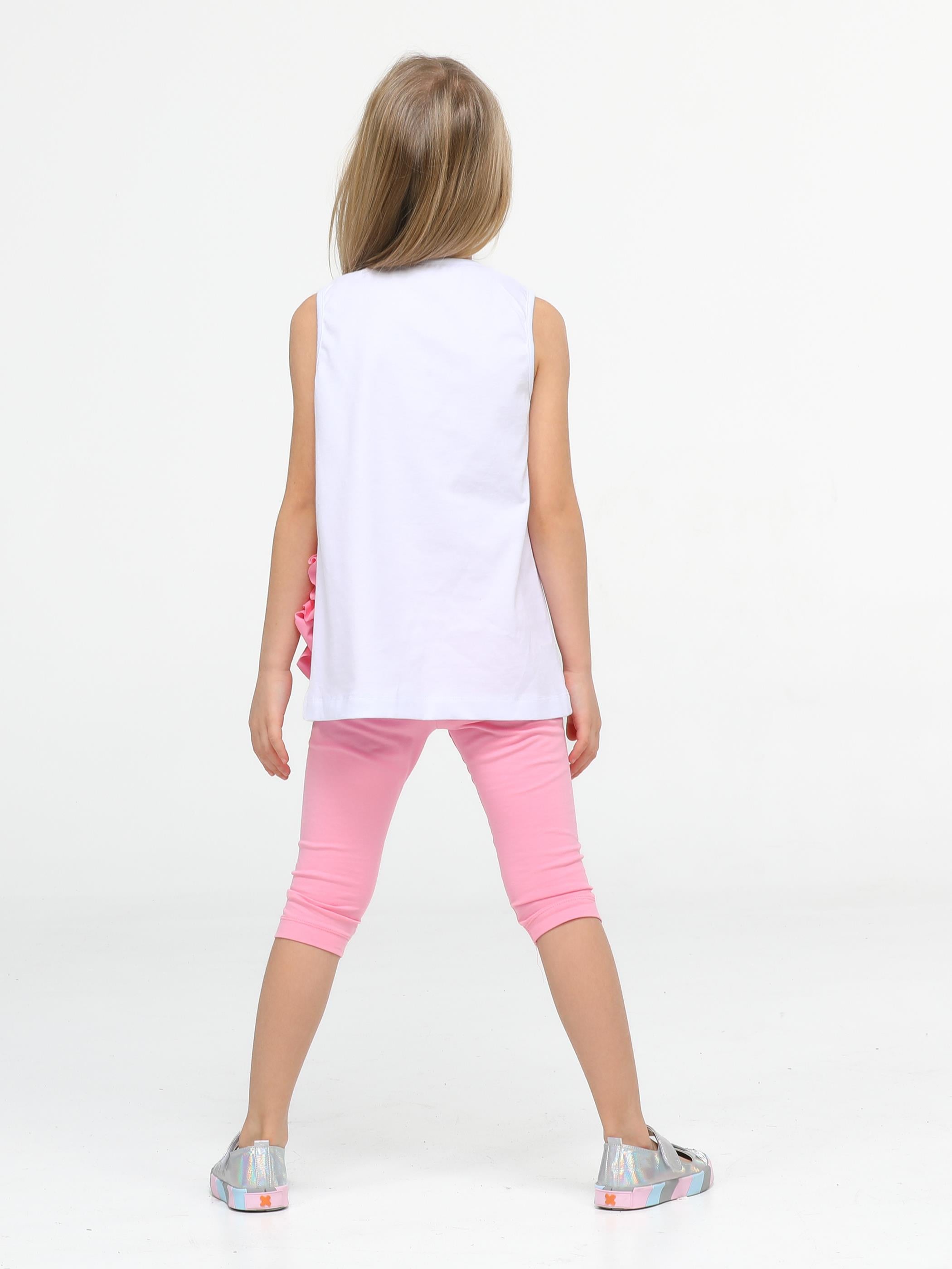 Flamingo Fırfırlı Tunik Takım - Casabony Kids