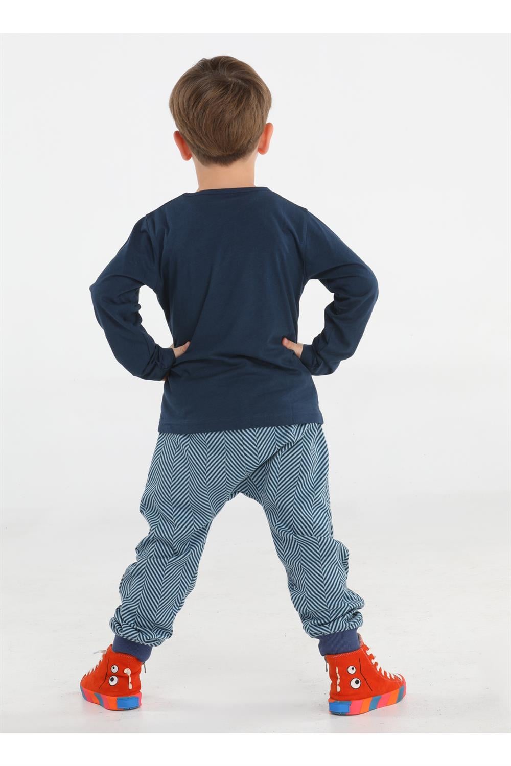 Fossil Erkek Çocuk Baggy Pantolon + T-shirt Takım - Casabony Kids