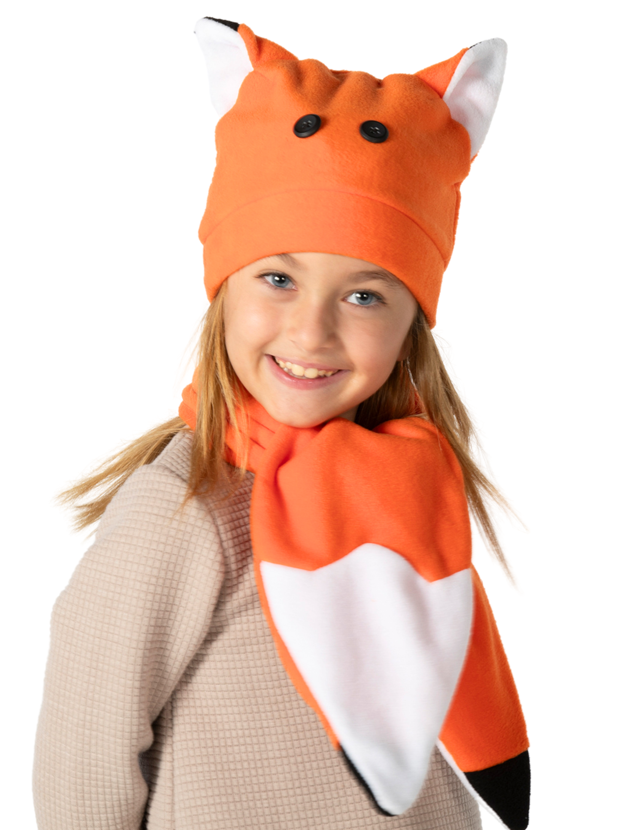 Fox Unisex Şapka+Kaşkol Takım - Casabony Kids