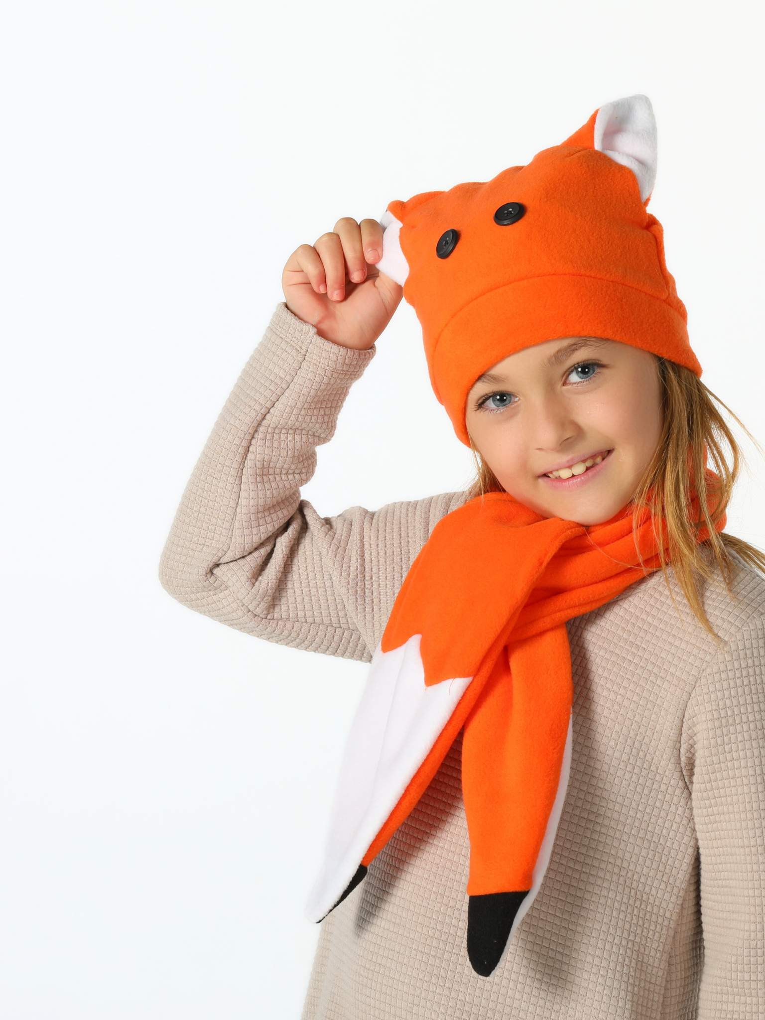 Fox Unisex Şapka+Kaşkol Takım - Casabony Kids