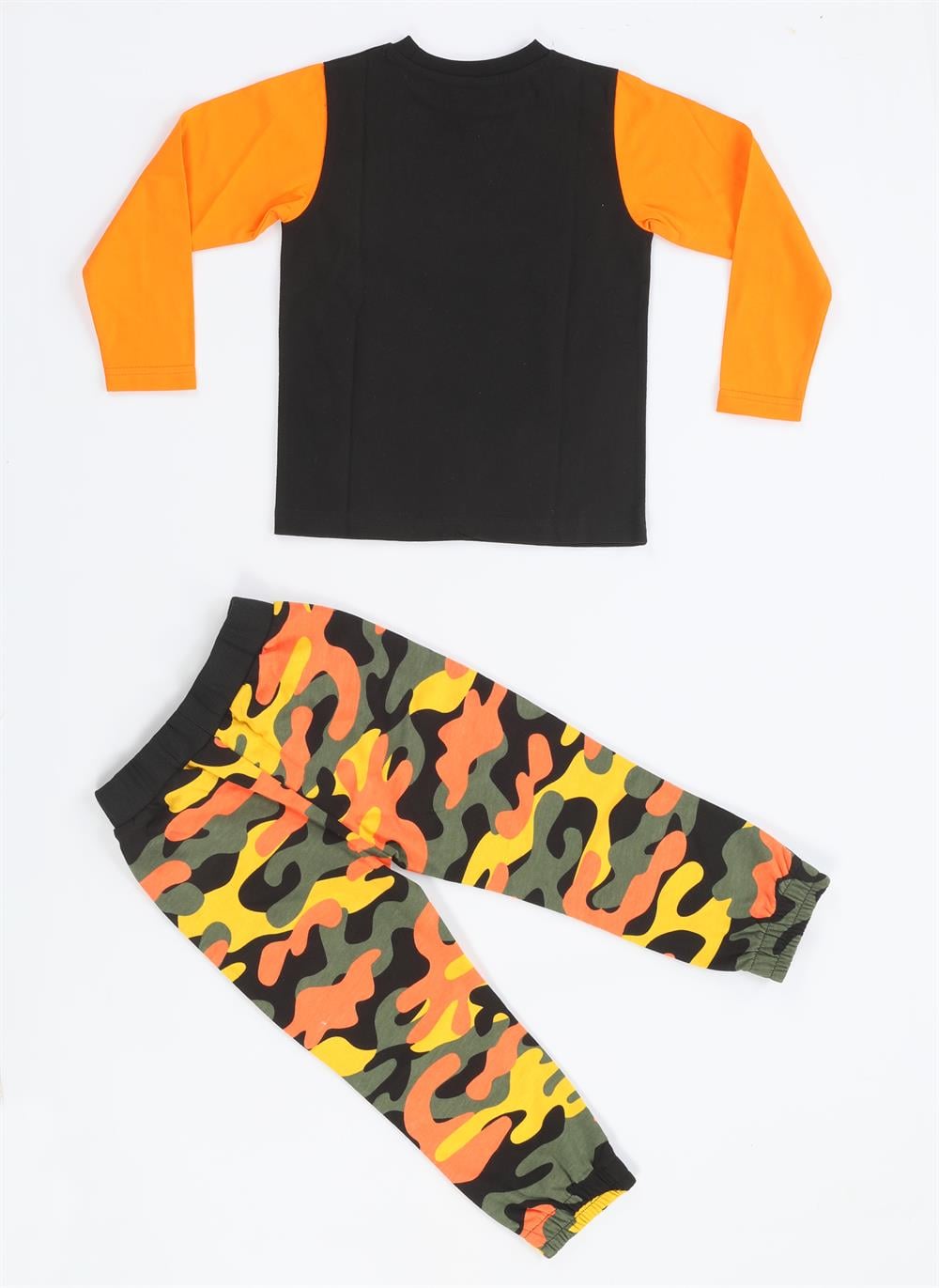 Gamer Erkek Çocuk Kamuflaj Pantolon + T-shirt Takım - Casabony Kids