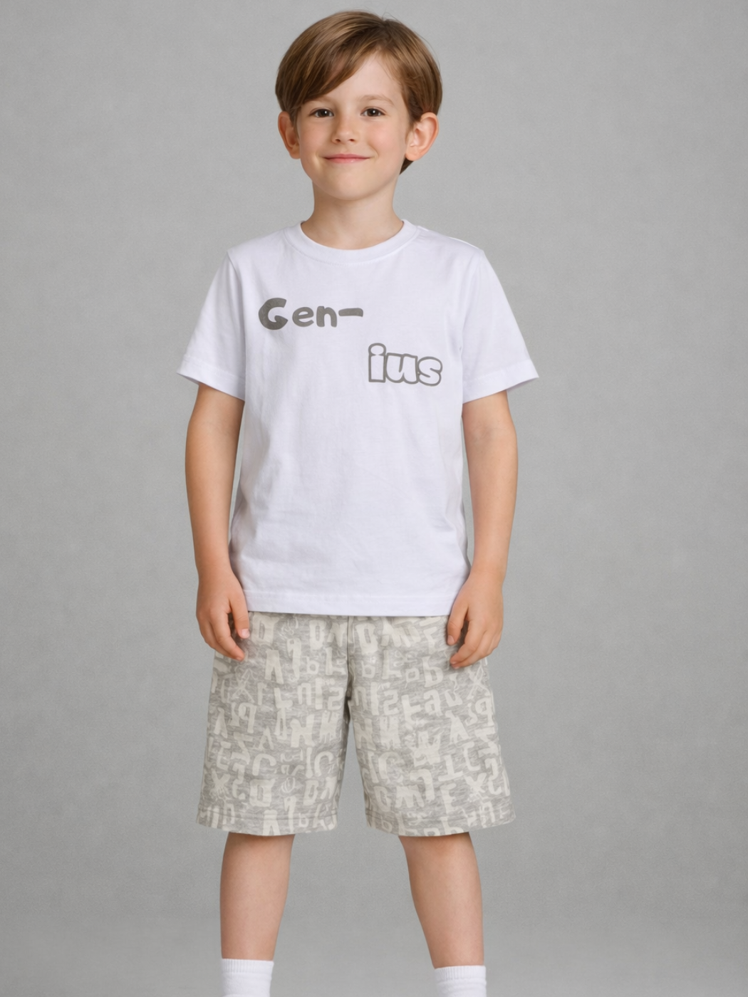 Gen-ius Erkek Çocuk Şort Takım - Casabony Kids