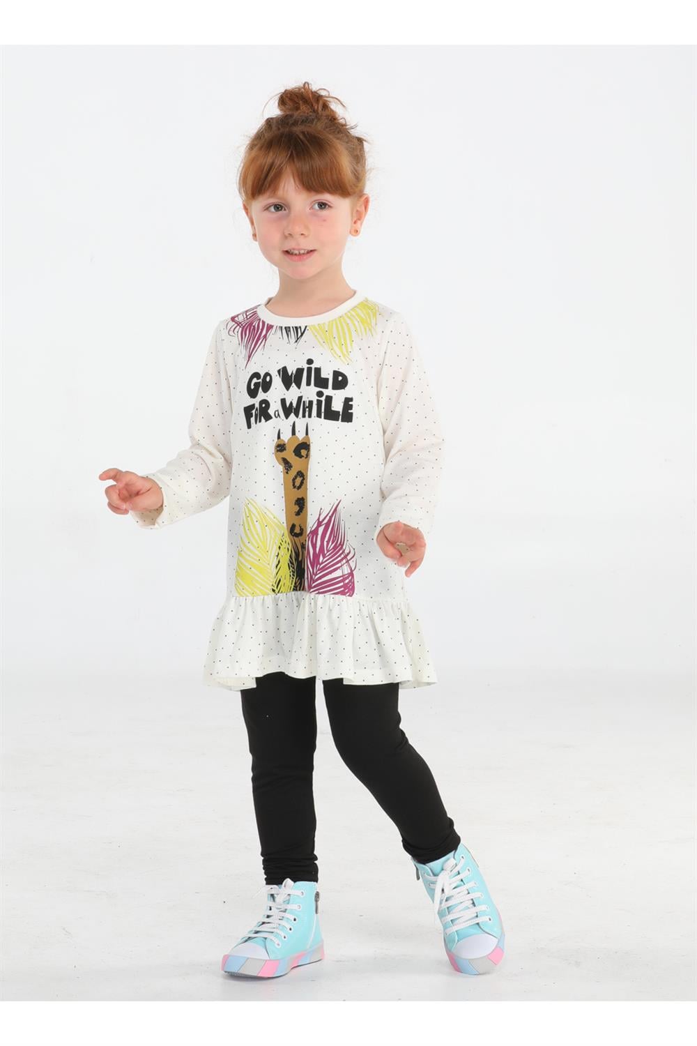 Go Wild Kız Çocuk Tunik Takım - Casabony Kids