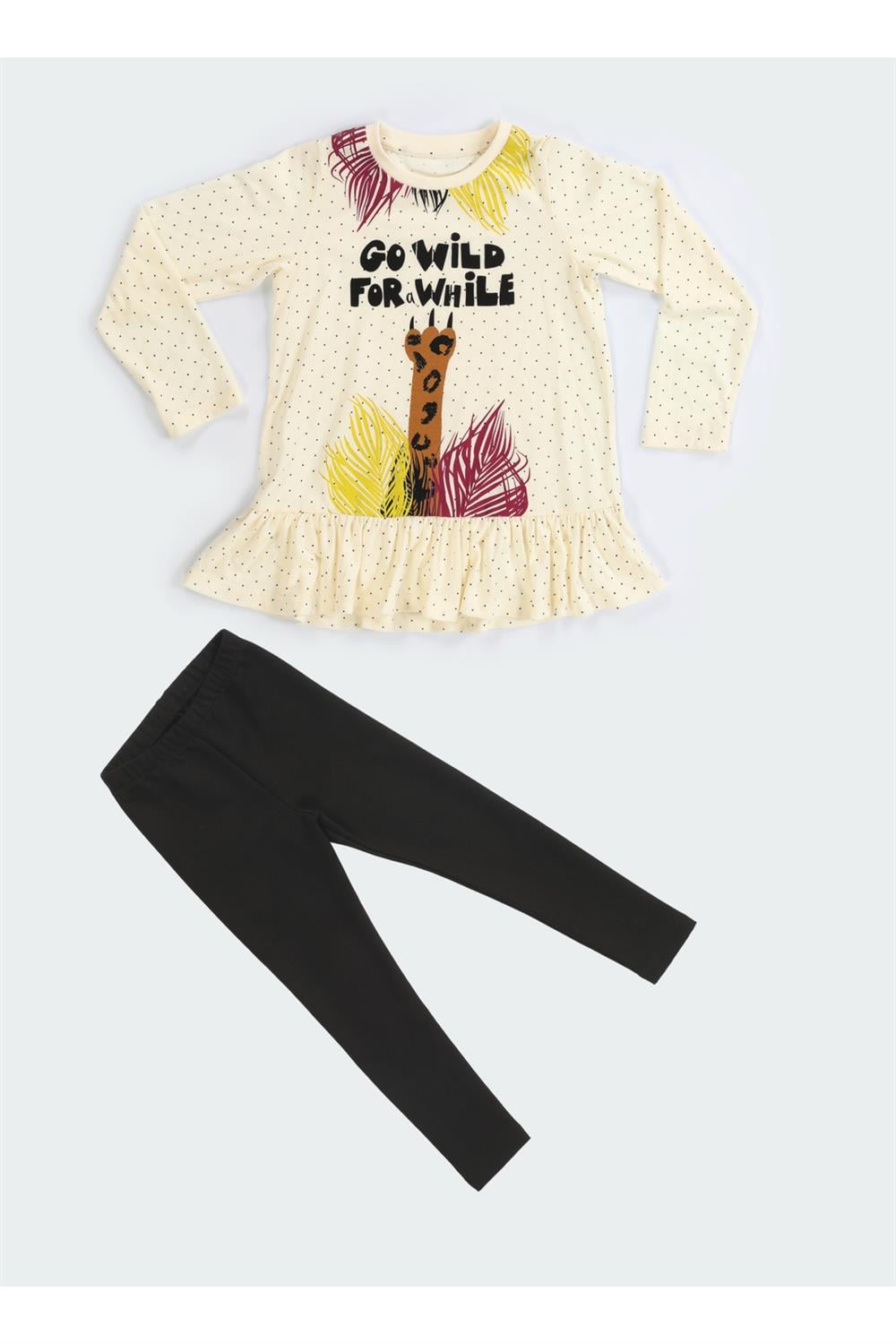 Go Wild Kız Çocuk Tunik Takım - Casabony Kids