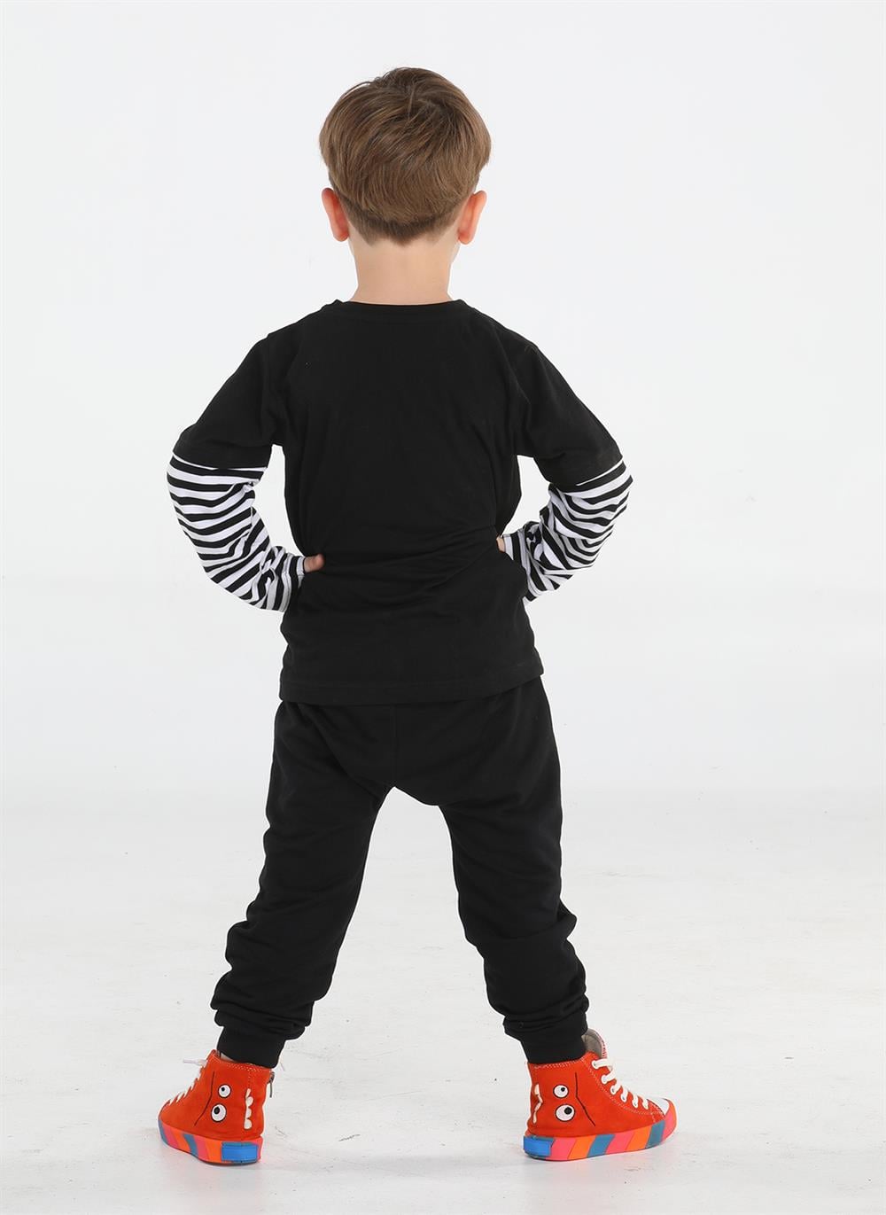 Grafiti Erkek Çocuk Pantolon + T-shirt Takım - Casabony Kids