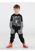 Grafiti Erkek Çocuk Pantolon + T-shirt Takım - Casabony Kids