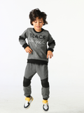 Great Black Antrasit Parçalı Eşofman Takım - Casabony Kids