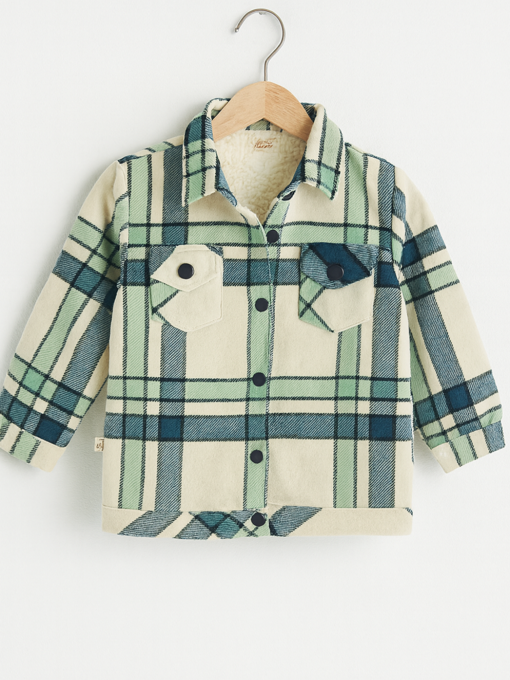 Gri Unisex Çocuk Ekose Gömlek - Casabony Kids