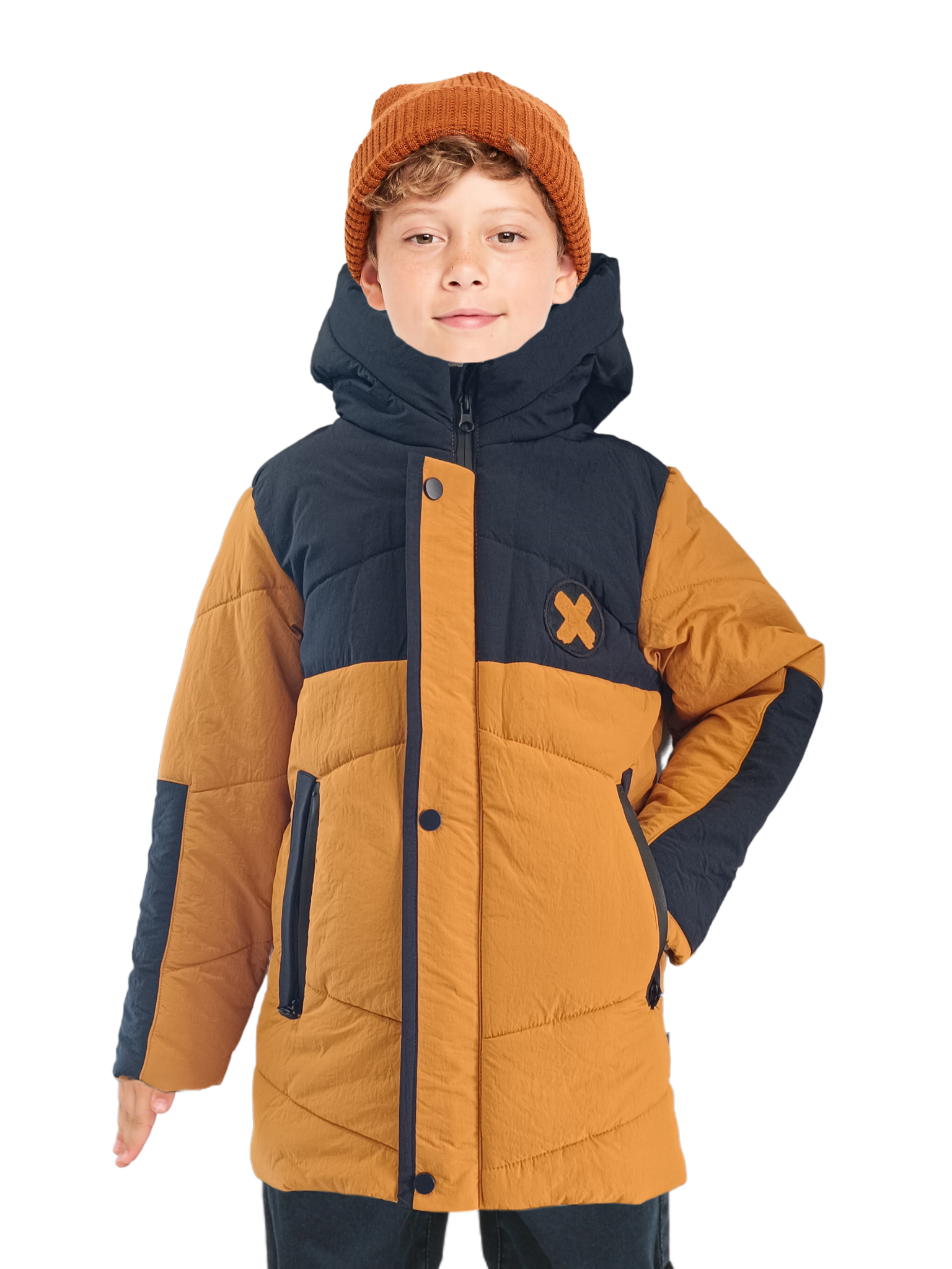 Hardal- Laci Su Geçirmez Parçalı Elyaflı Unisex ÇocukMont - Casabony Kids