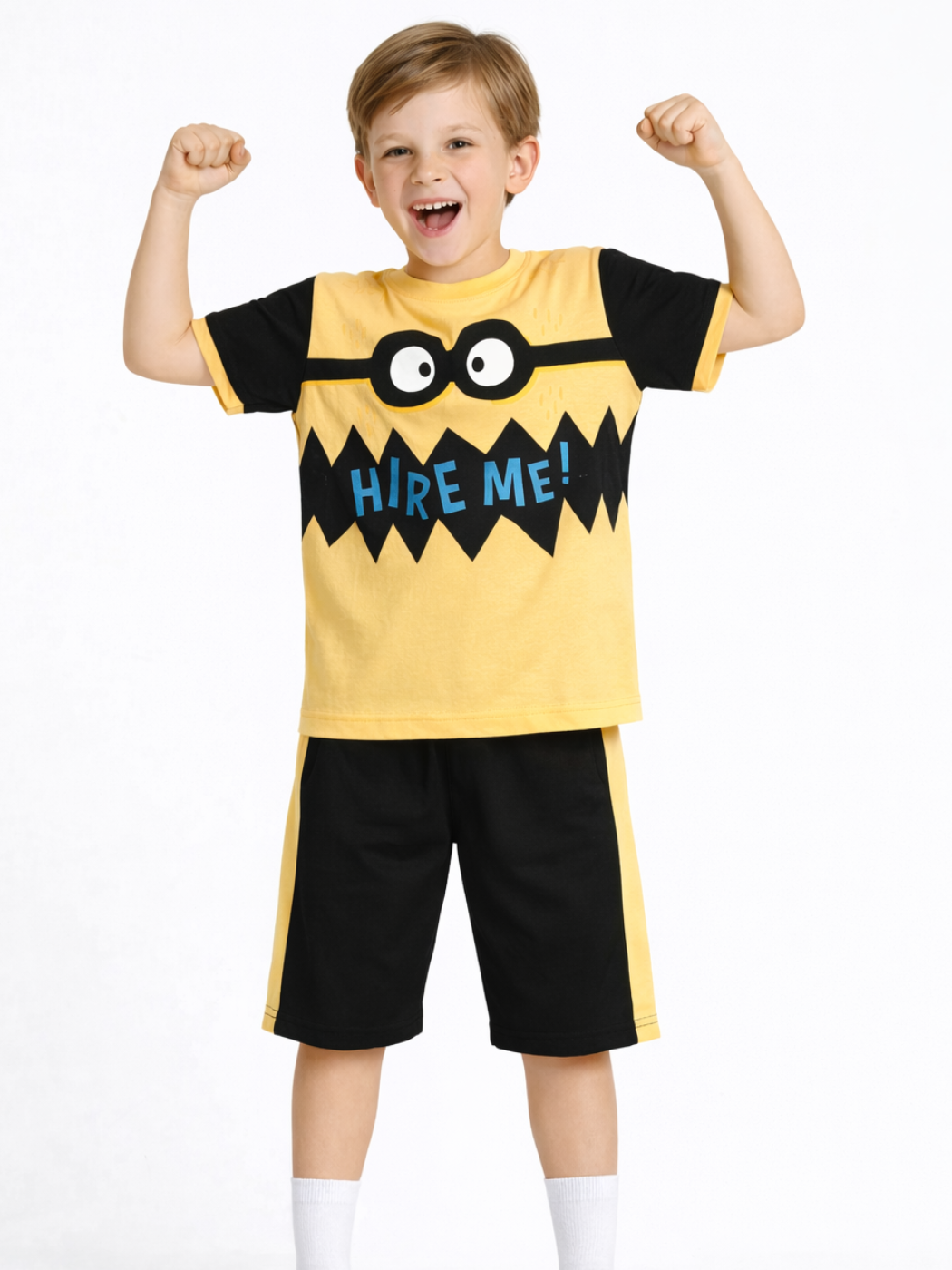 Hire Me Erkek Çocuk Şort Takım - Casabony Kids