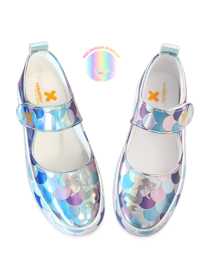 Hologram Mermaid Kız Çocuk Babet Sneaker - Casabony Kids