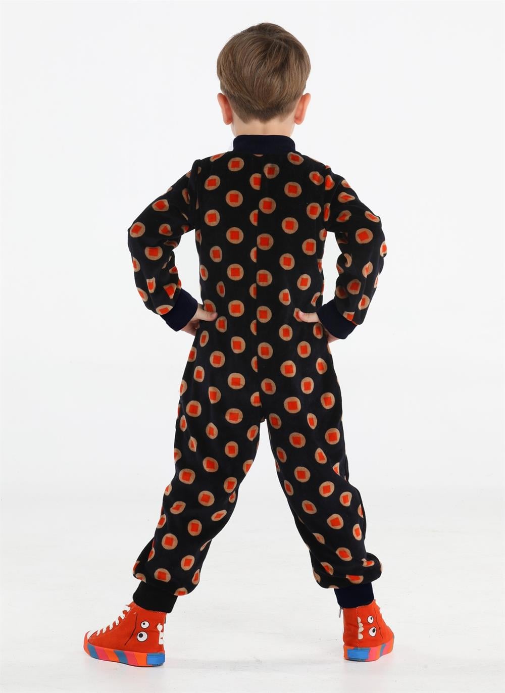Kadife Unisex Çocuk Uzay Tulum - Casabony Kids