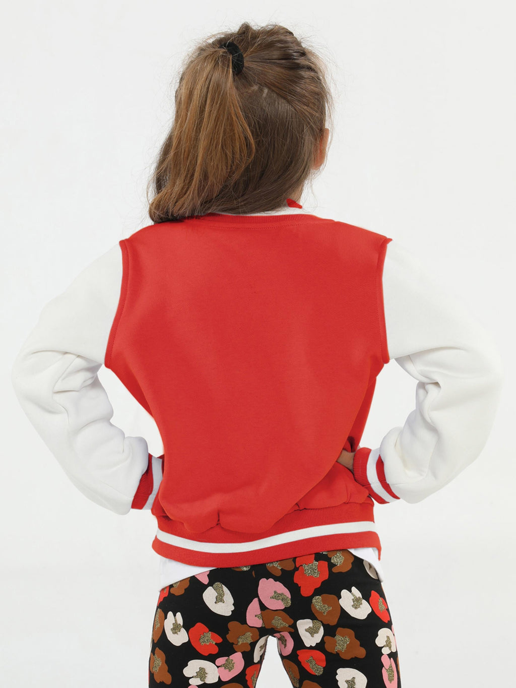 Kırmızı Nakışlı Kolej Ceket - Casabony Kids