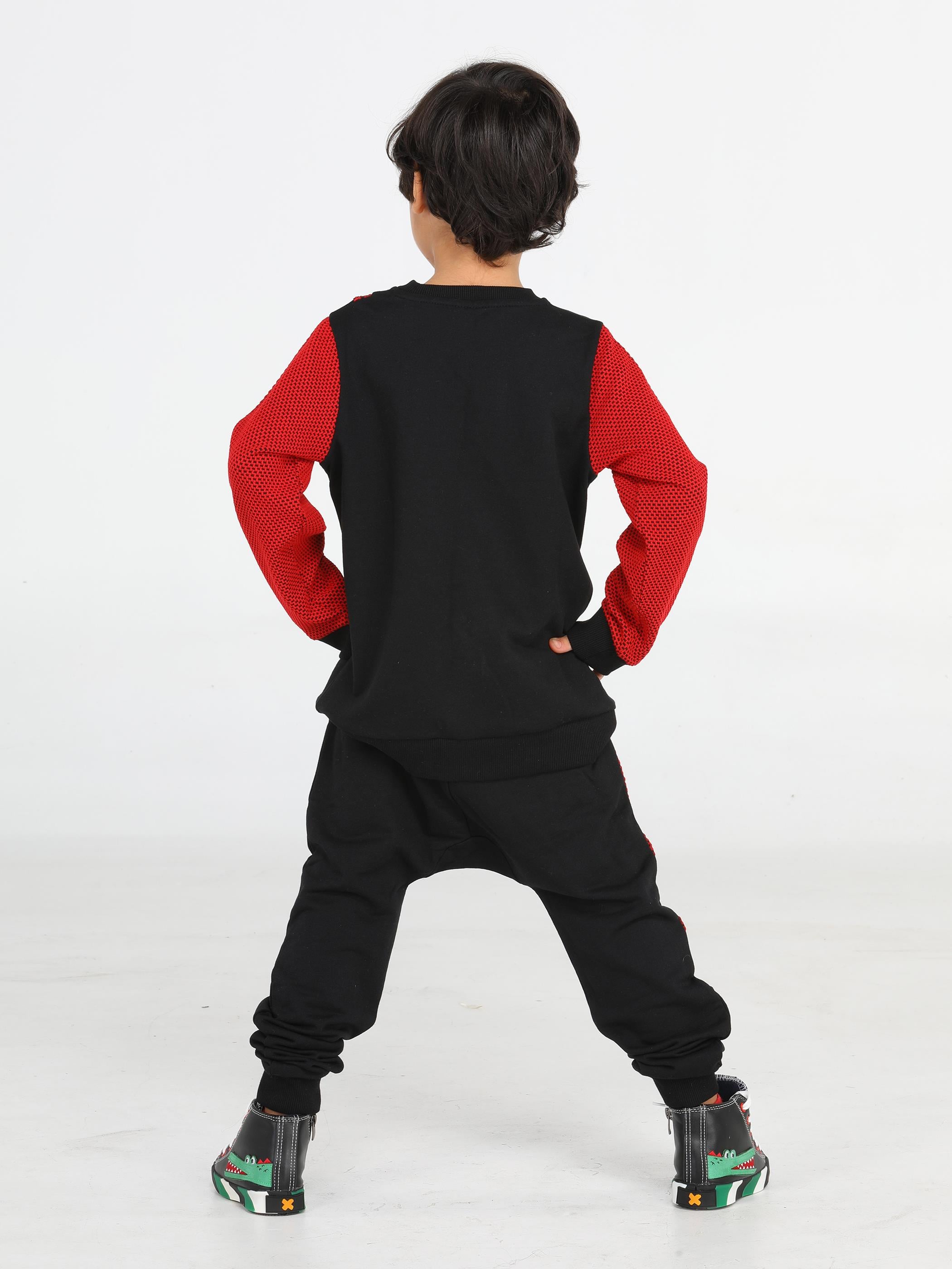 Kırmızı Şimşek Erkek Çocuk Eşofman Takım - Casabony Kids