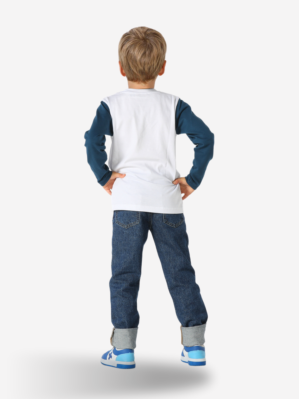 Korsan Denim Pantolon + T-shirt Takım - Casabony Kids
