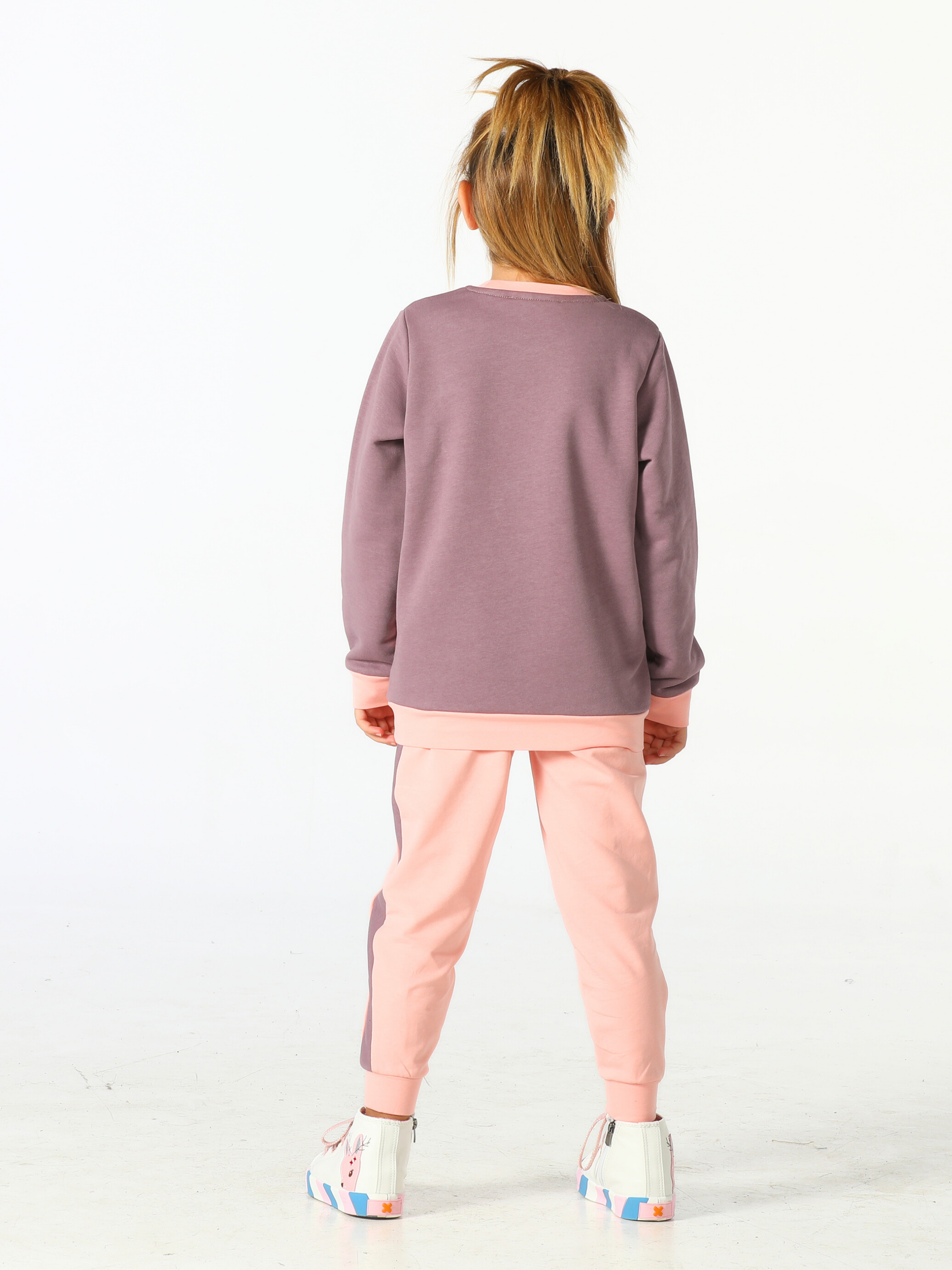 Kuğu Princess Lila- Pembe Eşofman Takım - Casabony Kids