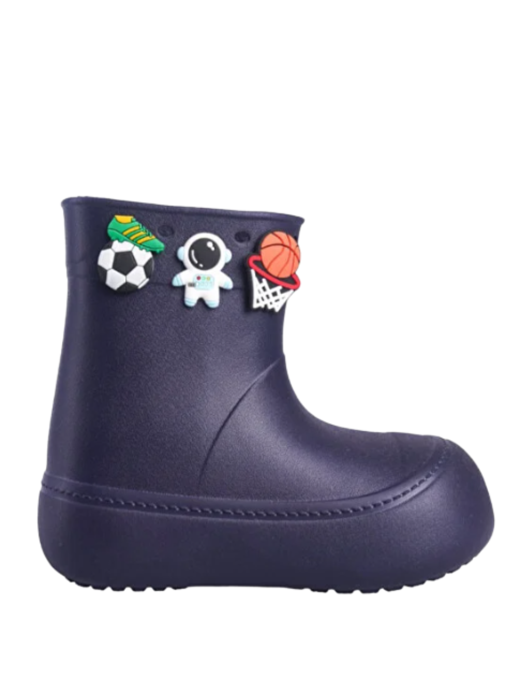 Lacivert Erkek Çocuk Yağmur Botu & Çorap Set - Casabony Kids