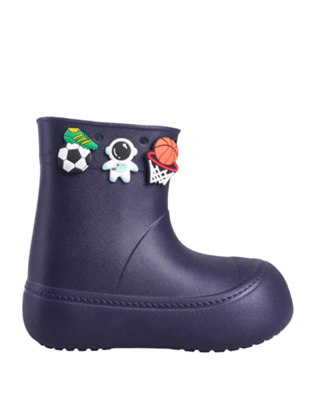 Lacivert Erkek Çocuk Yağmur Botu & Çorap Set - Casabony Kids