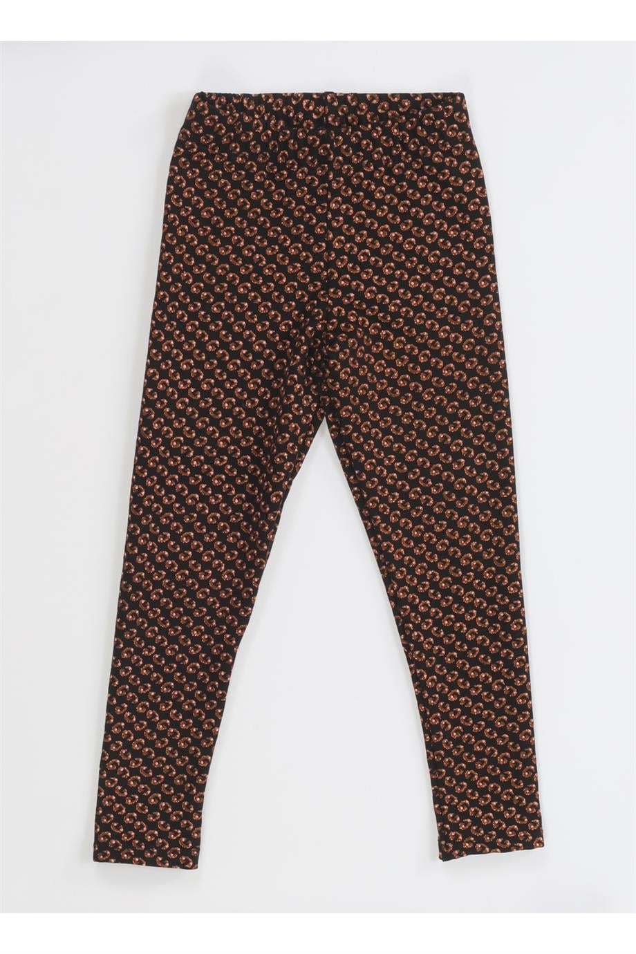 Leopar Desenli Kız Çocuk Tayt - Casabony Kids