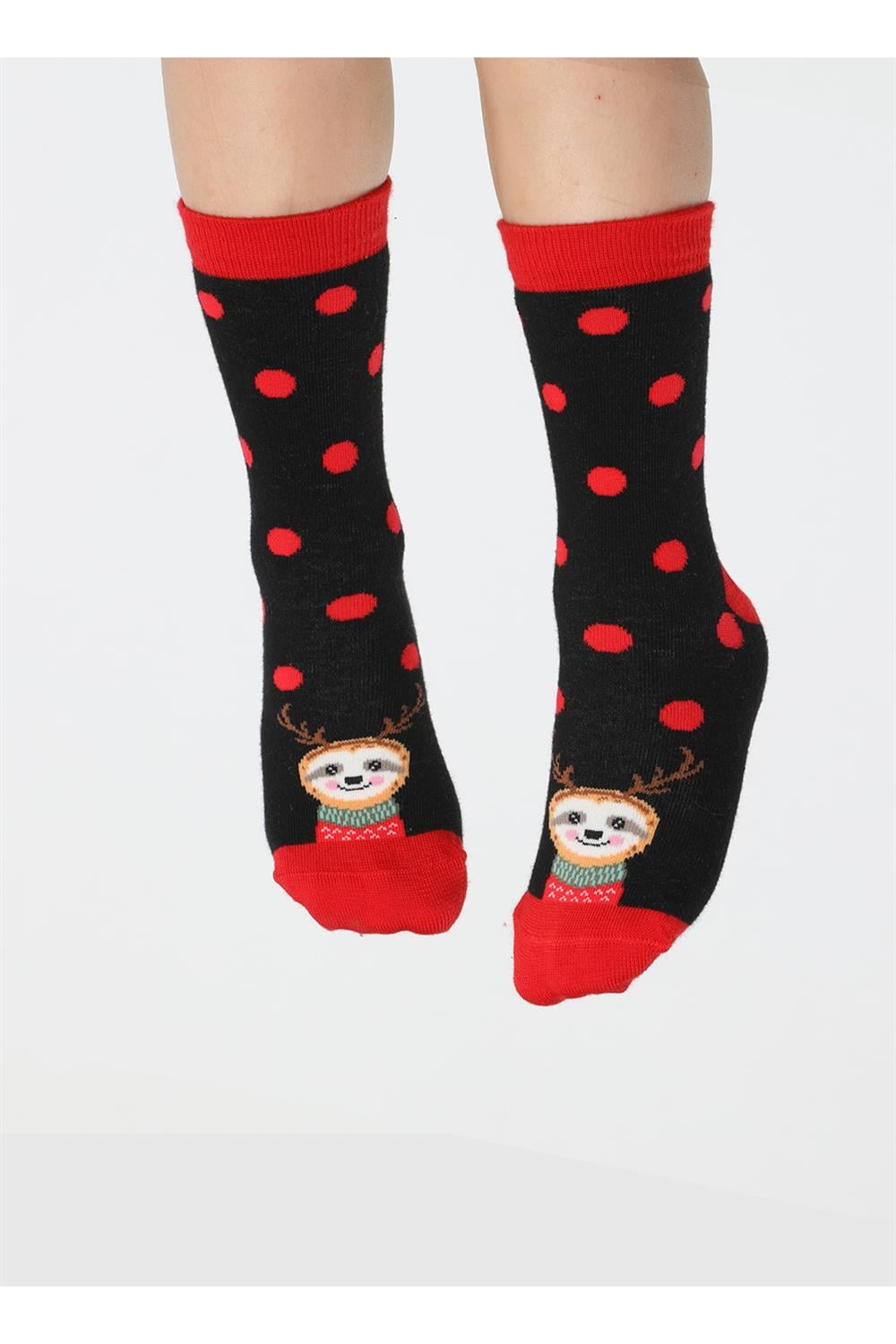 Like Deer Puanlı Kız Çocuk Çorap - Casabony Kids