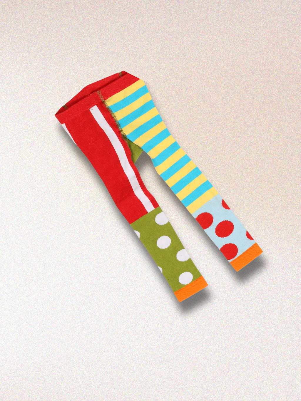 Multi Color Clown Kız Tayt - Casabony Kids