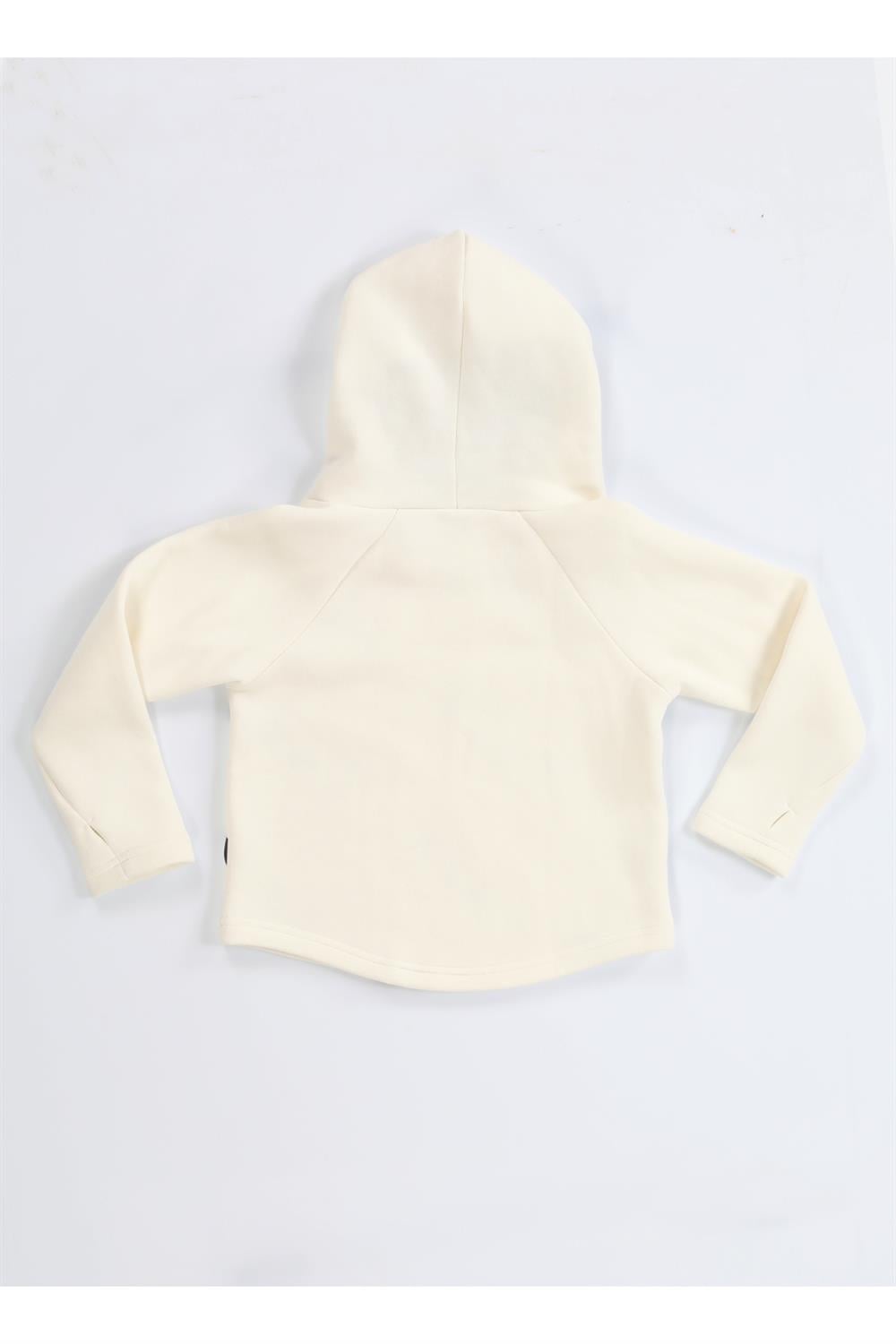 Ninja Casa Baskılı Ekru Unisex Sweatshirt - Casabony Kids