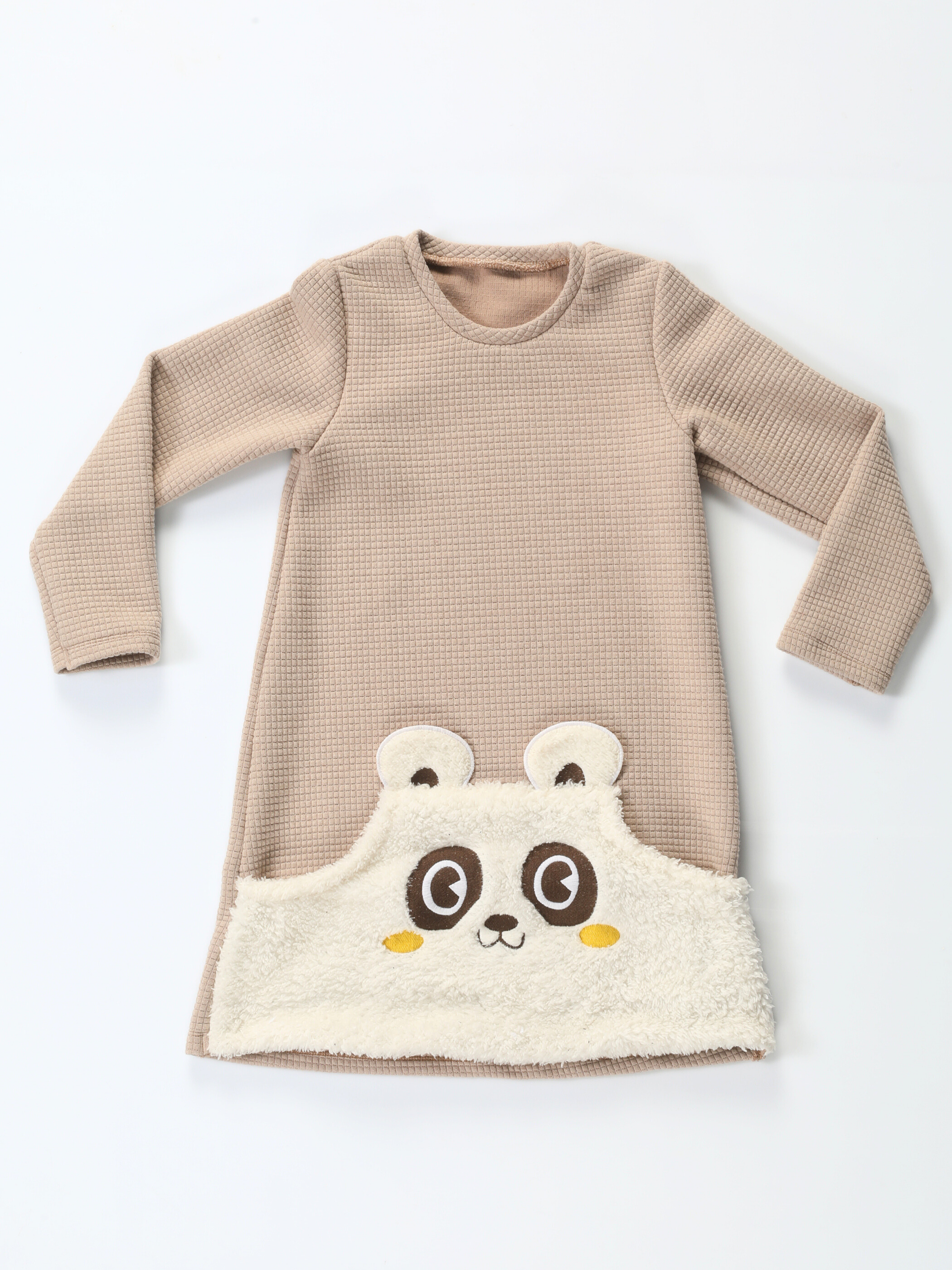 Panda Cepli Kız Çocuk Elbise - Casabony Kids