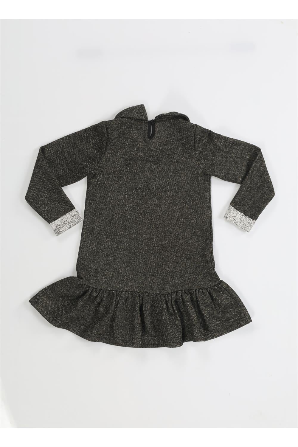 Panda Gold Simli Kız Elbise - Casabony Kids