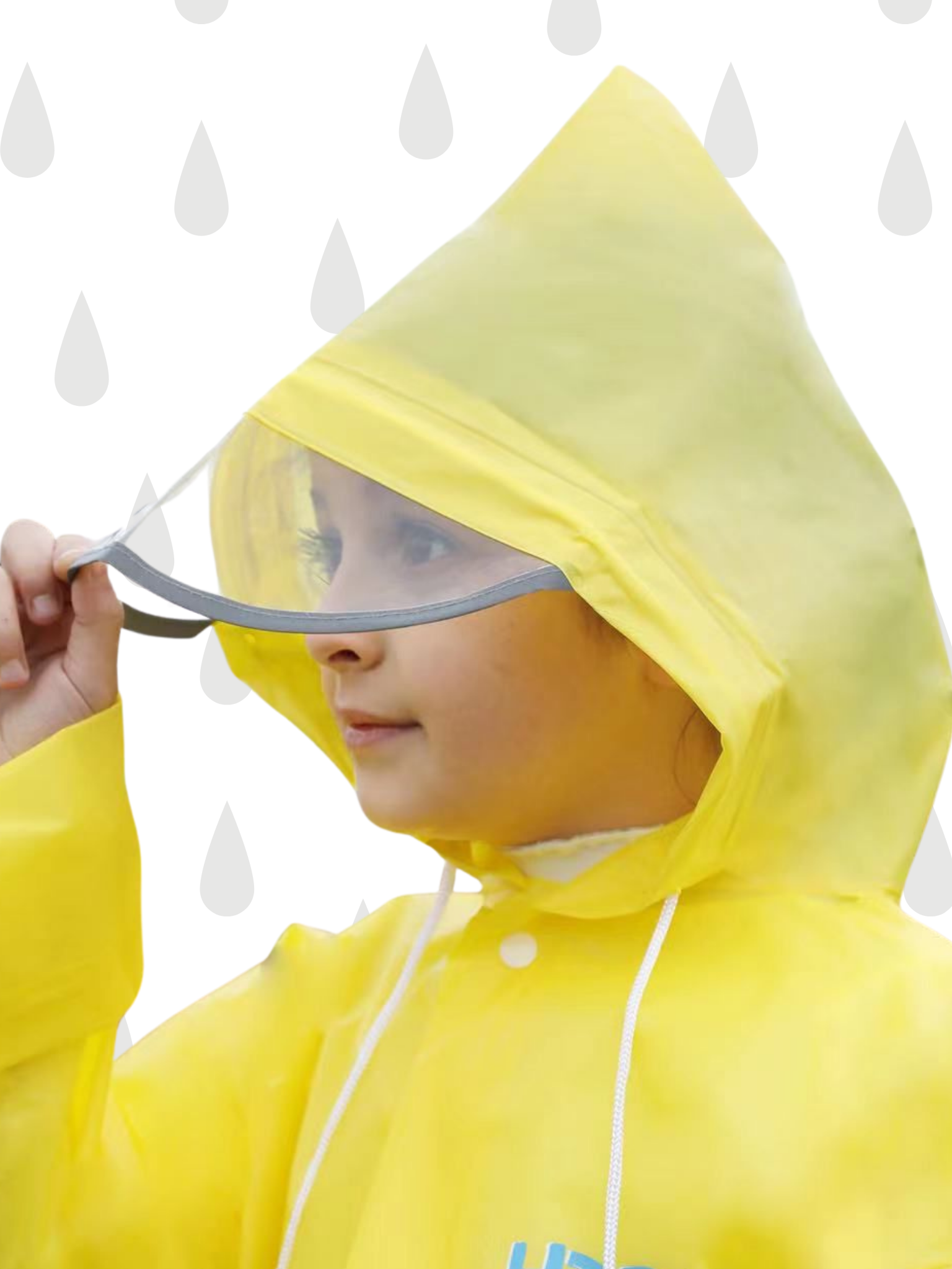 Sarı Unisex Çocuk Yağmurluk - Casabony Kids