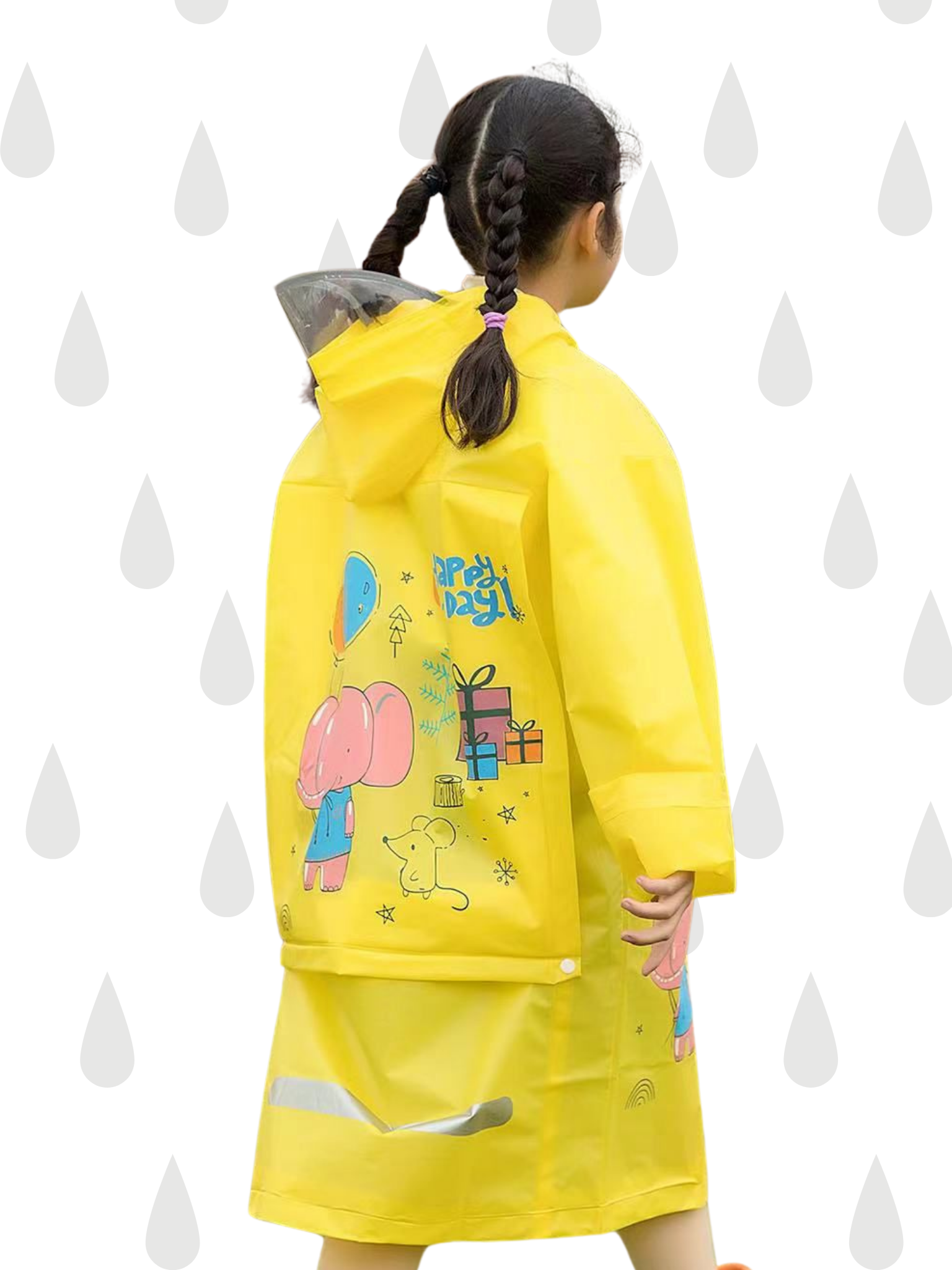 Sarı Unisex Çocuk Yağmurluk - Casabony Kids